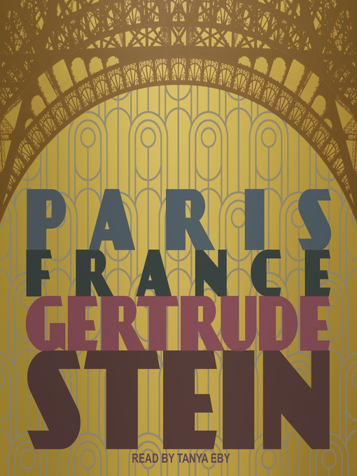 Title details for Paris France by Gertrude Stein - Available